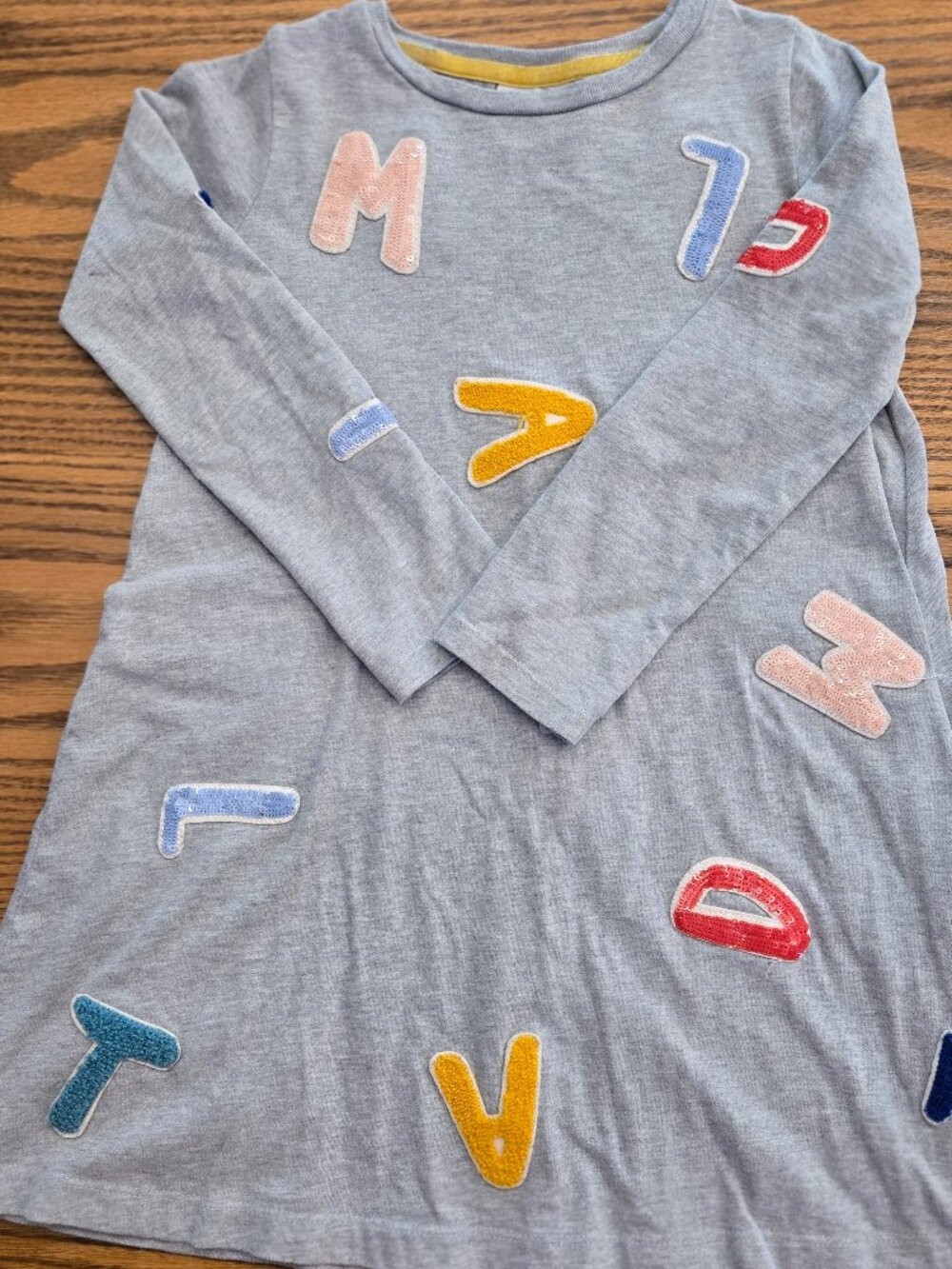 Mini Boden Matilda Alphabet Tunic - Size 5-6 - Back to School Teacher Girls.